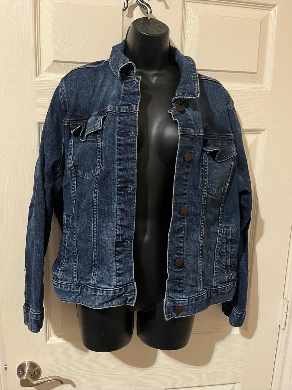 a.n.a Dark Blue Denim Jean Jacket